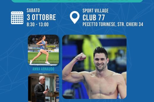 I runner nuotano con i campioni